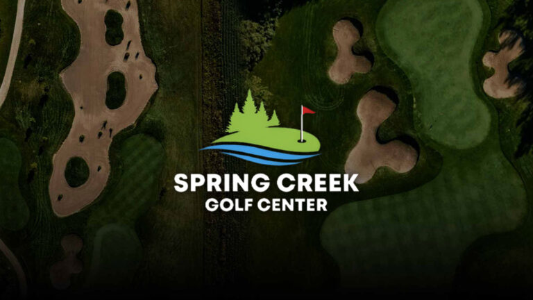 Spring Creek Golf Center logo and golf course in Whitewater, Wisconsin