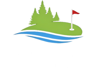 Top nationally ranked golf course in Whitewater, WI Spring Creek Golf Center green and blue white lettering logo